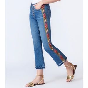 Veronica Beard ~ embroidered jeans size 24